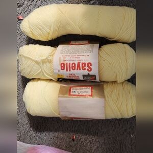 Vintage Yarn Sayelle Lot Of 3 (2nd Copy)